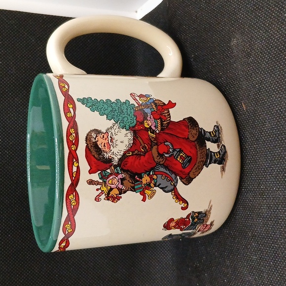 Kris Kringle vintage 1991 potpourri  press mug - Picture 2 of 3